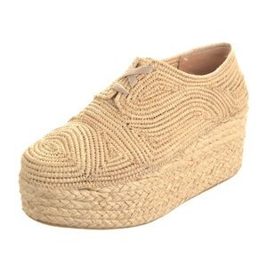 Robert Clergerie Rafia Oxfords 5.5